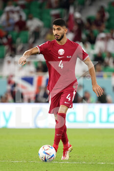 2022-11-25 - Mohammed Waad of Qatar during the FIFA World Cup 2022, Group A football match between Qatar and Senegal on November 25, 2022 at Al Thumama Stadium in Doha, Qatar - FOOTBALL - WORLD CUP 2022 - QATAR V SENEGAL - FIFA WORLD CUP - SOCCER