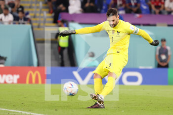 2022-11-26 - France goalkeeper Hugo Lloris during the FIFA World Cup 2022, Group D football match between France and Denmark on November 26, 2022 at Stadium 974 in Doha, Qatar - FOOTBALL - WORLD CUP 2022 - FRANCE V DENMARK - FIFA WORLD CUP - SOCCER