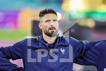 2022-11-26 - Olivier Giroud (9) of France during the FIFA World Cup 2022, Group D football match between France and Denmark on November 26, 2022 at Stadium 974 in Doha, Qatar - FOOTBALL - WORLD CUP 2022 - FRANCE V DENMARK - FIFA WORLD CUP - SOCCER