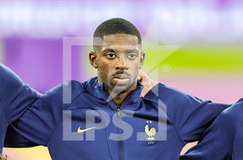 2022-11-26 - Ousmane Dembele (11) of France during the FIFA World Cup 2022, Group D football match between France and Denmark on November 26, 2022 at Stadium 974 in Doha, Qatar - FOOTBALL - WORLD CUP 2022 - FRANCE V DENMARK - FIFA WORLD CUP - SOCCER