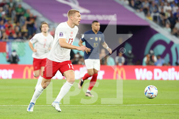 2022-11-26 - Rasmus Kristensen of Denmark during the FIFA World Cup 2022, Group D football match between France and Denmark on November 26, 2022 at Stadium 974 in Doha, Qatar - FOOTBALL - WORLD CUP 2022 - FRANCE V DENMARK - FIFA WORLD CUP - SOCCER