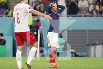 2022-11-26 - Antoine Griezmann of France during the FIFA World Cup 2022, Group D football match between France and Denmark on November 26, 2022 at Stadium 974 in Doha, Qatar - FOOTBALL - WORLD CUP 2022 - FRANCE V DENMARK - FIFA WORLD CUP - SOCCER