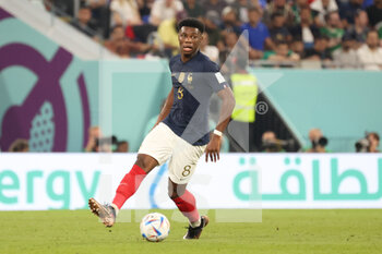 2022-11-26 - Aurelien Tchouameni of France during the FIFA World Cup 2022, Group D football match between France and Denmark on November 26, 2022 at Stadium 974 in Doha, Qatar - FOOTBALL - WORLD CUP 2022 - FRANCE V DENMARK - FIFA WORLD CUP - SOCCER