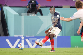 2022-11-26 - Marcus Thuram of France during the FIFA World Cup 2022, Group D football match between France and Denmark on November 26, 2022 at Stadium 974 in Doha, Qatar - FOOTBALL - WORLD CUP 2022 - FRANCE V DENMARK - FIFA WORLD CUP - SOCCER