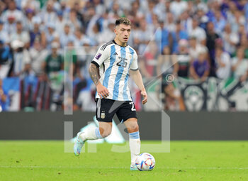 2022-11-26 - Lisandro Martinez of Argentina during the FIFA World Cup 2022, Group C football match between Argentina and Mexico on November 26, 2022 at Lusail Stadium in Al Daayen, Qatar - FOOTBALL - WORLD CUP 2022 - ARGENTINA V MEXICO - FIFA WORLD CUP - SOCCER