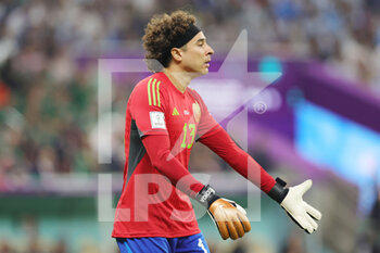 2022-11-26 - Guillermo Ochoa of Mexico during the FIFA World Cup 2022, Group C football match between Argentina and Mexico on November 26, 2022 at Lusail Stadium in Al Daayen, Qatar - FOOTBALL - WORLD CUP 2022 - ARGENTINA V MEXICO - FIFA WORLD CUP - SOCCER