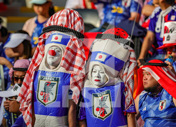 27/11/2022 - Japan fans reaction to the loss of the game during the Fifa World Cup 2022, Group E football match between Japan and Costa Rica on November 27, 2022 at Ahmad bin Ali Stadium in Al Rayyan, Qatar - FOOTBALL - WORLD CUP 2022 - JAPAN V COSTA RICA - FIFA MONDIALI - CALCIO