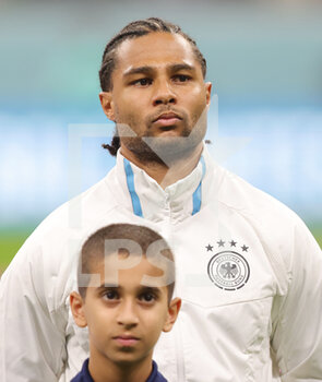 2022-11-27 - Serge Gnabry of Germany during the FIFA World Cup 2022, Group E football match between Spain and Germany on November 27, 2022 at Al Bayt Stadium in Al Khor, Qatar - FOOTBALL - WORLD CUP 2022 - SPAIN V GERMANY - FIFA WORLD CUP - SOCCER