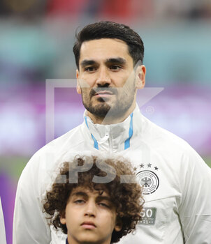 2022-11-27 - Ilkay Gundogan of Germany during the FIFA World Cup 2022, Group E football match between Spain and Germany on November 27, 2022 at Al Bayt Stadium in Al Khor, Qatar - FOOTBALL - WORLD CUP 2022 - SPAIN V GERMANY - FIFA WORLD CUP - SOCCER