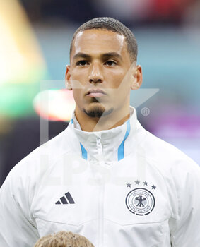 2022-11-27 - Thilo Kehrer of Germany during the FIFA World Cup 2022, Group E football match between Spain and Germany on November 27, 2022 at Al Bayt Stadium in Al Khor, Qatar - FOOTBALL - WORLD CUP 2022 - SPAIN V GERMANY - FIFA WORLD CUP - SOCCER