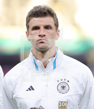 2022-11-27 - Thomas Muller of Germany during the FIFA World Cup 2022, Group E football match between Spain and Germany on November 27, 2022 at Al Bayt Stadium in Al Khor, Qatar - FOOTBALL - WORLD CUP 2022 - SPAIN V GERMANY - FIFA WORLD CUP - SOCCER