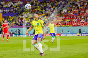 2022-11-29 - Casemiro (5) of Brazil during the FIFA World Cup 2022, Group G football match between Brazil and Switzerland on November 28, 2022 at Stadium 974 in Doha, Qatar - FOOTBALL - WORLD CUP 2022 - BRAZIL V SWITZERLAND - FIFA WORLD CUP - SOCCER