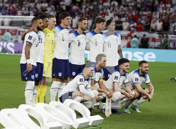 2022-11-29 - Team England poses before the FIFA World Cup 2022, Group B football match between Wales and England on November 29, 2022 at Ahmad Bin Ali Stadium in Ar-Rayyan, Qatar - FOOTBALL - WORLD CUP 2022 - WALES V ENGLAND - FIFA WORLD CUP - SOCCER