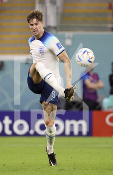 2022-11-29 - John Stones of England during the FIFA World Cup 2022, Group B football match between Wales and England on November 29, 2022 at Ahmad Bin Ali Stadium in Ar-Rayyan, Qatar - FOOTBALL - WORLD CUP 2022 - WALES V ENGLAND - FIFA WORLD CUP - SOCCER