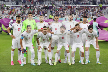2022-11-29 - Team of Iran during the FIFA World Cup 2022, Group B football match between Iran and United States on November 29, 2022 at Al Thumama Stadium in Doha, Qatar - FOOTBALL - WORLD CUP 2022 - IRAN V UNITED STATES - FIFA WORLD CUP - SOCCER