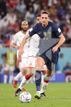2022-11-30 - Adrien Rabiot of France during the FIFA World Cup 2022, Group D football match between Tunisia and France on November 30, 2022 at Education City Stadium in Doha, Qatar - FOOTBALL - WORLD CUP 2022 - TUNISIA V FRANCE - FIFA WORLD CUP - SOCCER