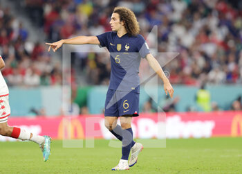 2022-11-30 - Matteo Guendouzi of France during the FIFA World Cup 2022, Group D football match between Tunisia and France on November 30, 2022 at Education City Stadium in Doha, Qatar - FOOTBALL - WORLD CUP 2022 - TUNISIA V FRANCE - FIFA WORLD CUP - SOCCER