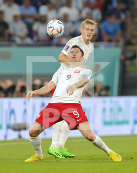 2022-11-30 - Robert Lewandowski of Poland during the FIFA World Cup 2022, Group C football match between Poland and Argentina on November 30, 2022 at Stadium 974 in Doha, Qatar - FOOTBALL - WORLD CUP 2022 - POLAND V ARGENTINA - FIFA WORLD CUP - SOCCER
