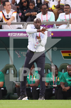 2022-11-28 - Coach of Ghana Otto Addo during the FIFA World Cup 2022, Group H football match between South Korea Republic and Ghana on November 28, 2022 at Education City Stadium in Doha, Qatar - FOOTBALL - WORLD CUP 2022 - KOREA REPUBLIC V GHANA - FIFA WORLD CUP - SOCCER
