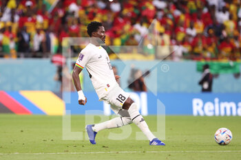 2022-11-28 - Daniel Amartey of Ghana during the FIFA World Cup 2022, Group H football match between South Korea Republic and Ghana on November 28, 2022 at Education City Stadium in Doha, Qatar - FOOTBALL - WORLD CUP 2022 - KOREA REPUBLIC V GHANA - FIFA WORLD CUP - SOCCER