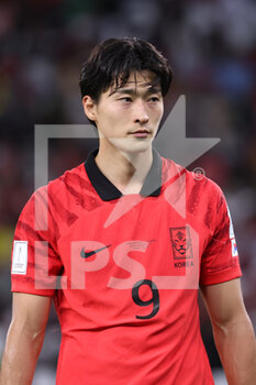 2022-11-28 - Cho Gue-Sung of South Korea during the FIFA World Cup 2022, Group H football match between South Korea Republic and Ghana on November 28, 2022 at Education City Stadium in Doha, Qatar - FOOTBALL - WORLD CUP 2022 - KOREA REPUBLIC V GHANA - FIFA WORLD CUP - SOCCER