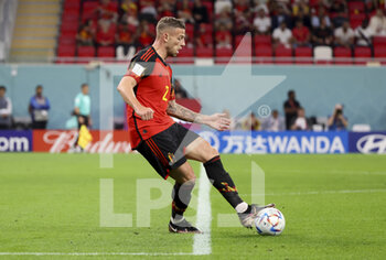 2022-12-01 - Toby Alderweireld of Belgium during the FIFA World Cup 2022, Group F football match between Croatia and Belgium on December 1, 2022 at Ahmad Bin Ali Stadium in Ar-Rayyan, Qatar - FOOTBALL - WORLD CUP 2022 - CROATIA V BELGIUM - FIFA WORLD CUP - SOCCER