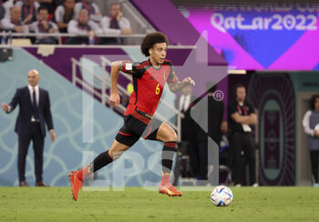 2022-12-01 - Axel Witsel of Belgium during the FIFA World Cup 2022, Group F football match between Croatia and Belgium on December 1, 2022 at Ahmad Bin Ali Stadium in Ar-Rayyan, Qatar - FOOTBALL - WORLD CUP 2022 - CROATIA V BELGIUM - FIFA WORLD CUP - SOCCER