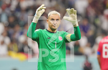 2022-12-01 - Keylor Navas of Costa Rica during the FIFA World Cup 2022, Group E football match between Costa Rica and Germany on December 1, 2022 at Al Bayt Stadium in Al Khor, Qatar - FOOTBALL - WORLD CUP 2022 - COSTA RICA V GERMANY - FIFA WORLD CUP - SOCCER