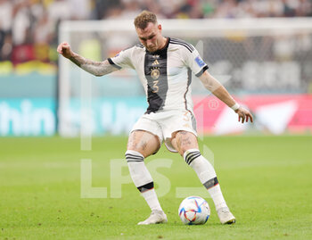 2022-12-01 - David Raum of Germany during the FIFA World Cup 2022, Group E football match between Costa Rica and Germany on December 1, 2022 at Al Bayt Stadium in Al Khor, Qatar - FOOTBALL - WORLD CUP 2022 - COSTA RICA V GERMANY - FIFA WORLD CUP - SOCCER