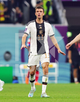 2022-12-01 - Thomas Muller of Germany during the FIFA World Cup 2022, Group E football match between Costa Rica and Germany on December 1, 2022 at Al Bayt Stadium in Al Khor, Qatar - FOOTBALL - WORLD CUP 2022 - COSTA RICA V GERMANY - FIFA WORLD CUP - SOCCER