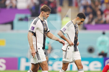 2022-12-01 - Niclas Fullkrug of Germany looks dejected during the FIFA World Cup 2022, Group E football match between Costa Rica and Germany on December 1, 2022 at Al Bayt Stadium in Al Khor, Qatar - FOOTBALL - WORLD CUP 2022 - COSTA RICA V GERMANY - FIFA WORLD CUP - SOCCER