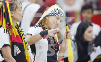 2022-12-01 - Germany fans during the FIFA World Cup 2022, Group E football match between Costa Rica and Germany on December 1, 2022 at Al Bayt Stadium in Al Khor, Qatar - FOOTBALL - WORLD CUP 2022 - COSTA RICA V GERMANY - FIFA WORLD CUP - SOCCER