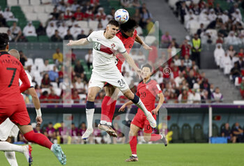 2022-12-02 - Antonio Silva of Portugal, Cho Gue-Sung of South Korea during the FIFA World Cup 2022, Group H football match between South Korea Republic and Portugal on December 2, 2022 at Education City Stadium in Doha, Qatar - FOOTBALL - WORLD CUP 2022 - KOREA REPUBLIC V PORTUGAL - FIFA WORLD CUP - SOCCER
