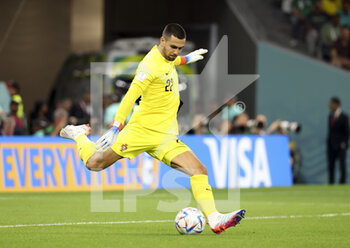 2022-12-02 - Portugal goalkeeper Diogo Costa during the FIFA World Cup 2022, Group H football match between Korea Republic and Portugal on December 2, 2022 at Education City Stadium in Doha, Qatar - FOOTBALL - WORLD CUP 2022 - KOREA REPUBLIC V PORTUGAL - FIFA WORLD CUP - SOCCER