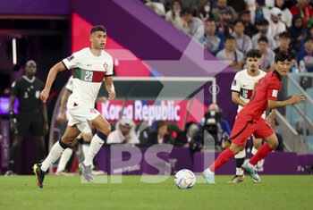 2022-12-02 - Matheus Nunes of Portugal during the FIFA World Cup 2022, Group H football match between Korea Republic and Portugal on December 2, 2022 at Education City Stadium in Doha, Qatar - FOOTBALL - WORLD CUP 2022 - KOREA REPUBLIC V PORTUGAL - FIFA WORLD CUP - SOCCER