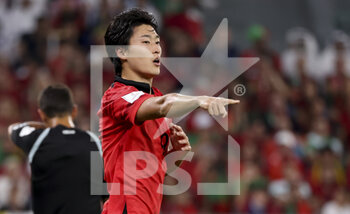 2022-12-02 - Cho Gue-Sung of South Korea during the FIFA World Cup 2022, Group H football match between Korea Republic and Portugal on December 2, 2022 at Education City Stadium in Doha, Qatar - FOOTBALL - WORLD CUP 2022 - KOREA REPUBLIC V PORTUGAL - FIFA WORLD CUP - SOCCER