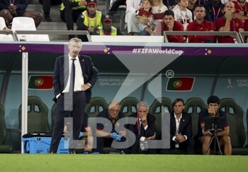 2022-12-02 - Coach of Portugal Fernando Santos during the FIFA World Cup 2022, Group H football match between Korea Republic and Portugal on December 2, 2022 at Education City Stadium in Doha, Qatar - FOOTBALL - WORLD CUP 2022 - KOREA REPUBLIC V PORTUGAL - FIFA WORLD CUP - SOCCER