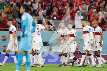 2022-12-02 - Ricardo Horta of Portugal celebrates his goal 0-1 during the FIFA World Cup 2022, Group H football match between Korea Republic and Portugal on December 2, 2022 at Education City Stadium in Doha, Qatar - FOOTBALL - WORLD CUP 2022 - KOREA REPUBLIC V PORTUGAL - FIFA WORLD CUP - SOCCER