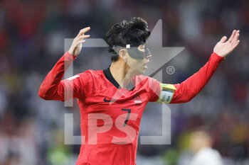 2022-12-02 - Heung-min Son of Korea Republic during the FIFA World Cup 2022, Group H football match between Korea Republic and Portugal on December 2, 2022 at Education City Stadium in Doha, Qatar - FOOTBALL - WORLD CUP 2022 - KOREA REPUBLIC V PORTUGAL - FIFA WORLD CUP - SOCCER