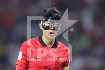 2022-12-02 - Heung-min Son of Korea Republic during the FIFA World Cup 2022, Group H football match between Korea Republic and Portugal on December 2, 2022 at Education City Stadium in Doha, Qatar - FOOTBALL - WORLD CUP 2022 - KOREA REPUBLIC V PORTUGAL - FIFA WORLD CUP - SOCCER