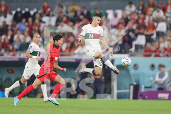 2022-12-02 - Antonio Silva of Portugal and In-beom Hwang of Korea Republic during the FIFA World Cup 2022, Group H football match between Korea Republic and Portugal on December 2, 2022 at Education City Stadium in Doha, Qatar - FOOTBALL - WORLD CUP 2022 - KOREA REPUBLIC V PORTUGAL - FIFA WORLD CUP - SOCCER