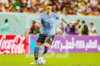 2022-12-03 - Darwin Nunez (11) of Uruguay during the FIFA World Cup 2022, Group H football match between Ghana and Uruguay on December 2, 2022 at Al-Janoub Stadium in Al-Wakrah, Qatar - FOOTBALL - WORLD CUP 2022 - GHANA V URUGUAY - FIFA WORLD CUP - SOCCER