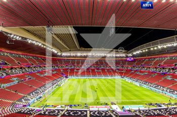 2022-12-04 - General view inside the Al Bayt Stadium during the FIFA World Cup 2022, Round of 16 football match between England and Senegal on December 4, 2022 at Al Bayt Stadium in Al Khor, Qatar - FOOTBALL - WORLD CUP 2022 - 1/8 - ENGLAND V SENEGAL - FIFA WORLD CUP - SOCCER