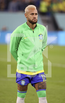 2022-12-05 - Neymar Jr of Brazil during the FIFA World Cup 2022, Round of 16 football match between Brazil and Korea Republic on December 5, 2022 at Stadium 974 in Doha, Qatar - FOOTBALL - WORLD CUP 2022 - 1/8 - BRAZIL V KOREA REPUBLIC - FIFA WORLD CUP - SOCCER