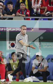 2022-12-05 - Coach of South Korea Paulo Bento during the FIFA World Cup 2022, Round of 16 football match between Brazil and Korea Republic on December 5, 2022 at Stadium 974 in Doha, Qatar - FOOTBALL - WORLD CUP 2022 - 1/8 - BRAZIL V KOREA REPUBLIC - FIFA WORLD CUP - SOCCER