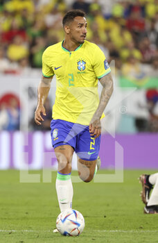 2022-12-05 - Danilo Luiz of Brazil during the FIFA World Cup 2022, Round of 16 football match between Brazil and Korea Republic on December 5, 2022 at Stadium 974 in Doha, Qatar - FOOTBALL - WORLD CUP 2022 - 1/8 - BRAZIL V KOREA REPUBLIC - FIFA WORLD CUP - SOCCER