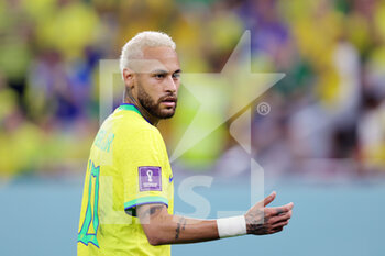 2022-12-05 - Neymar of Brazil during the FIFA World Cup 2022, Round of 16 football match between Brazil and Korea Republic on December 5, 2022 at Stadium 974 in Doha, Qatar - FOOTBALL - WORLD CUP 2022 - 1/8 - BRAZIL V KOREA REPUBLIC - FIFA WORLD CUP - SOCCER