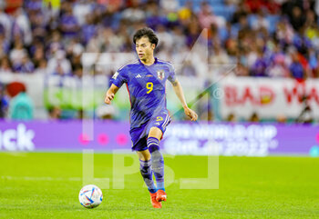 2022-12-06 - Kaoru Mitoma (9) of Japan during the FIFA World Cup 2022, Round of 16 football match between Japan and Croatia on December 5, 2022 at Al-Janoub Stadium in Al-Wakrah, Qatar - FOOTBALL - WORLD CUP 2022 - 1/8 - JAPAN V CROATIA - FIFA WORLD CUP - SOCCER