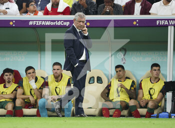 2022-12-06 - Coach of Portugal Fernando Santos during the FIFA World Cup 2022, Round of 16 football match between Portugal and Switzerland on December 6, 2022 at Lusail Stadium in Al Daayen, Qatar - FOOTBALL - WORLD CUP 2022 - 1/8 - PORTUGAL V SWITZERLAND - FIFA WORLD CUP - SOCCER