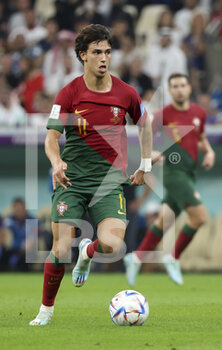 2022-12-06 - Joao Felix of Portugal during the FIFA World Cup 2022, Round of 16 football match between Portugal and Switzerland on December 6, 2022 at Lusail Stadium in Al Daayen, Qatar - FOOTBALL - WORLD CUP 2022 - 1/8 - PORTUGAL V SWITZERLAND - FIFA WORLD CUP - SOCCER